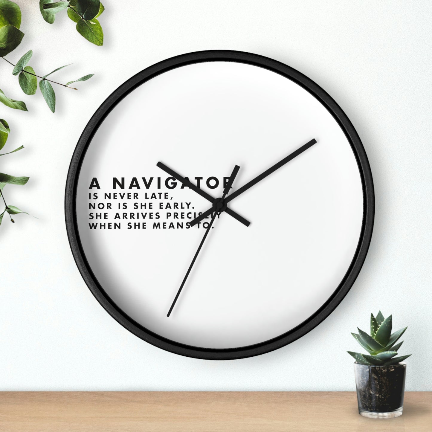 Ladies Navigator Wall clock