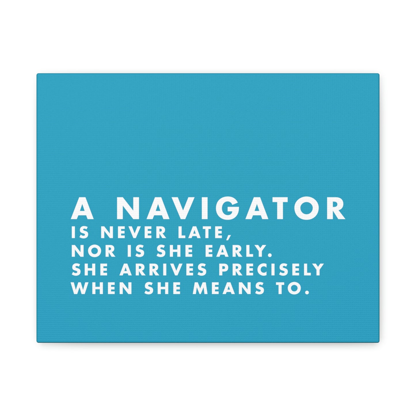 She-Navigator Canvas