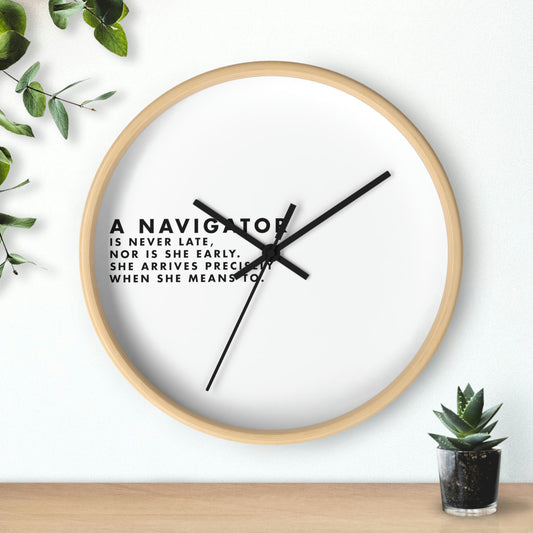 Ladies Navigator Wall clock