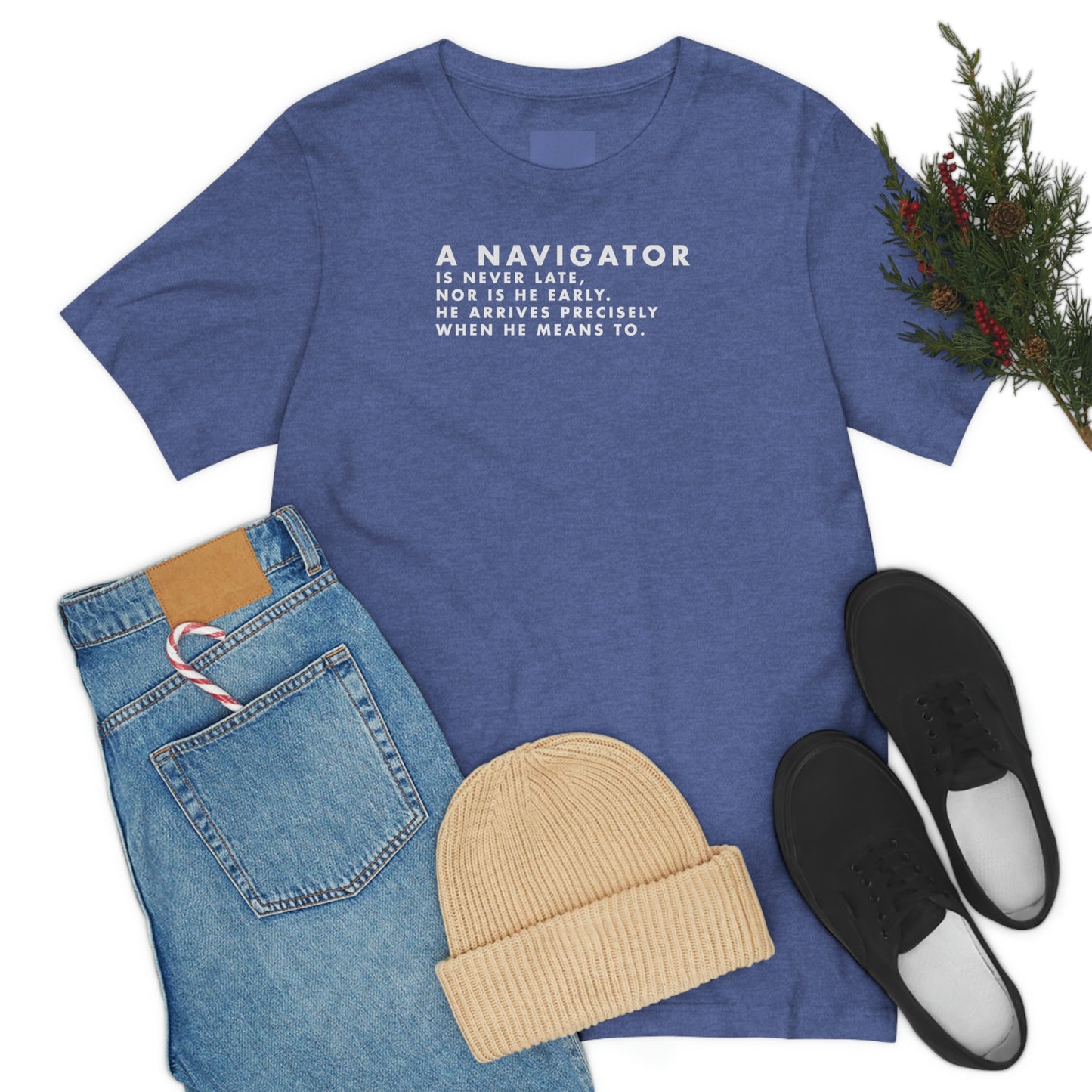 He's On Time Tee