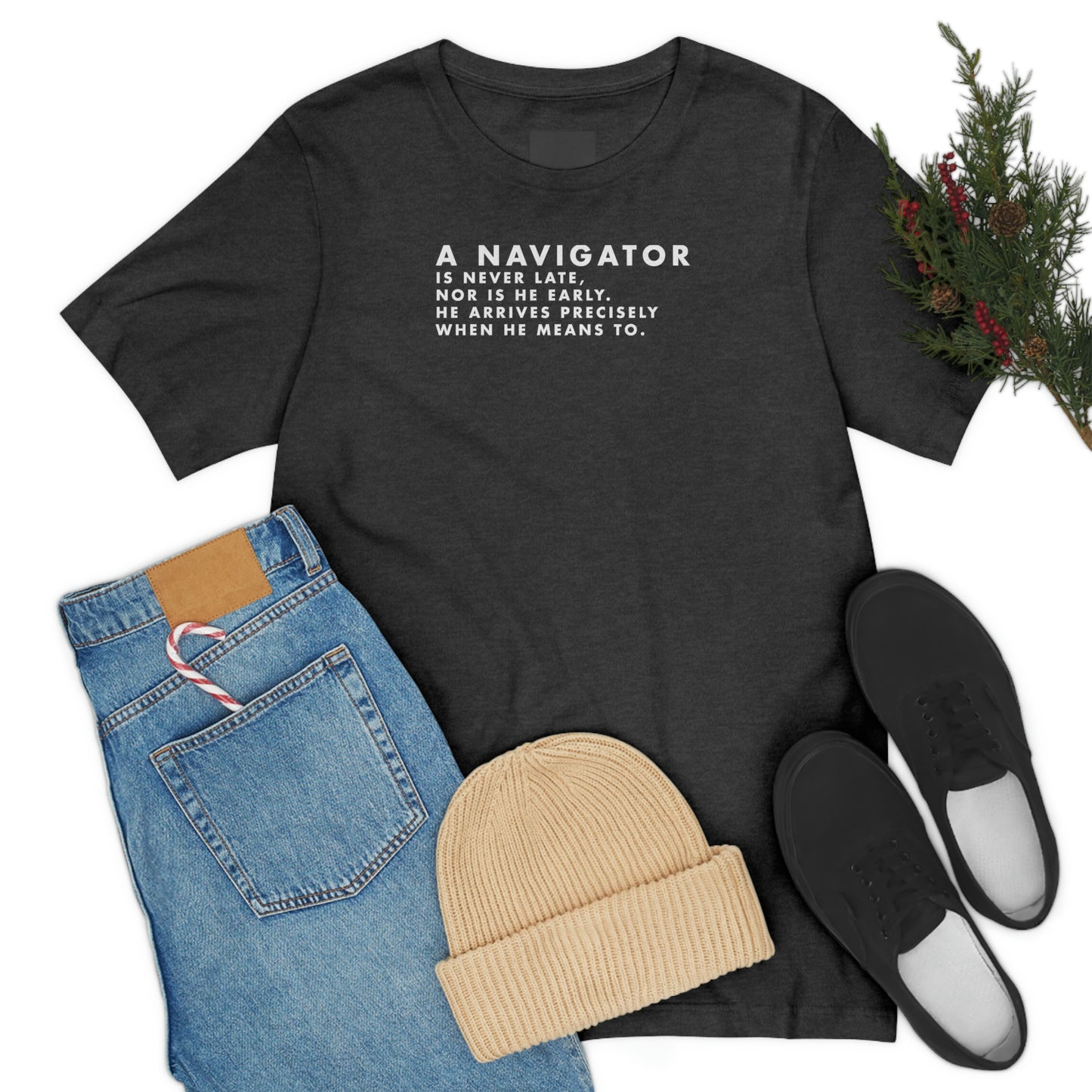 He's On Time Tee