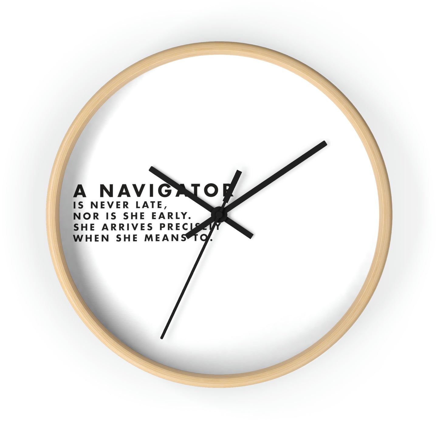Ladies Navigator Wall clock