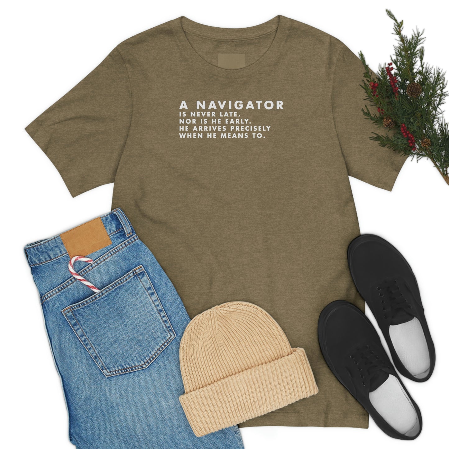 He's On Time Tee